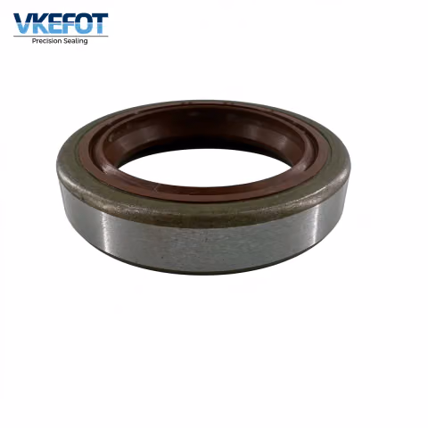 VKEFOT 35x50x10 mm rotary shaft oil seal, side view showing the metal-cased outer diameter