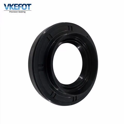 VKEFOT 41x74x11/18 mm crankshaft rear oil seal, front view showing the lip and the seal face