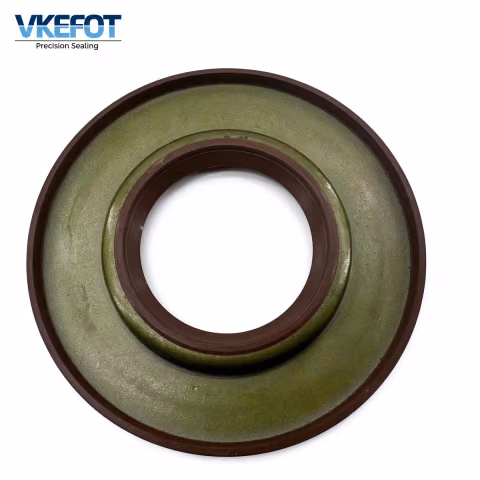 VKEFOT 48x102.5x8.5/10.5 mm rotary shaft oil seal, angled view showing the 10.5 mm overall body