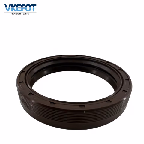 VKEFOT 65x80x14 mm rotary shaft oil seal, side view showing the rubber-covered outer diameter