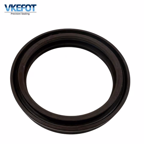 VKEFOT 65x80x14 mm rotary shaft oil seal, angled view showing the 14 mm section