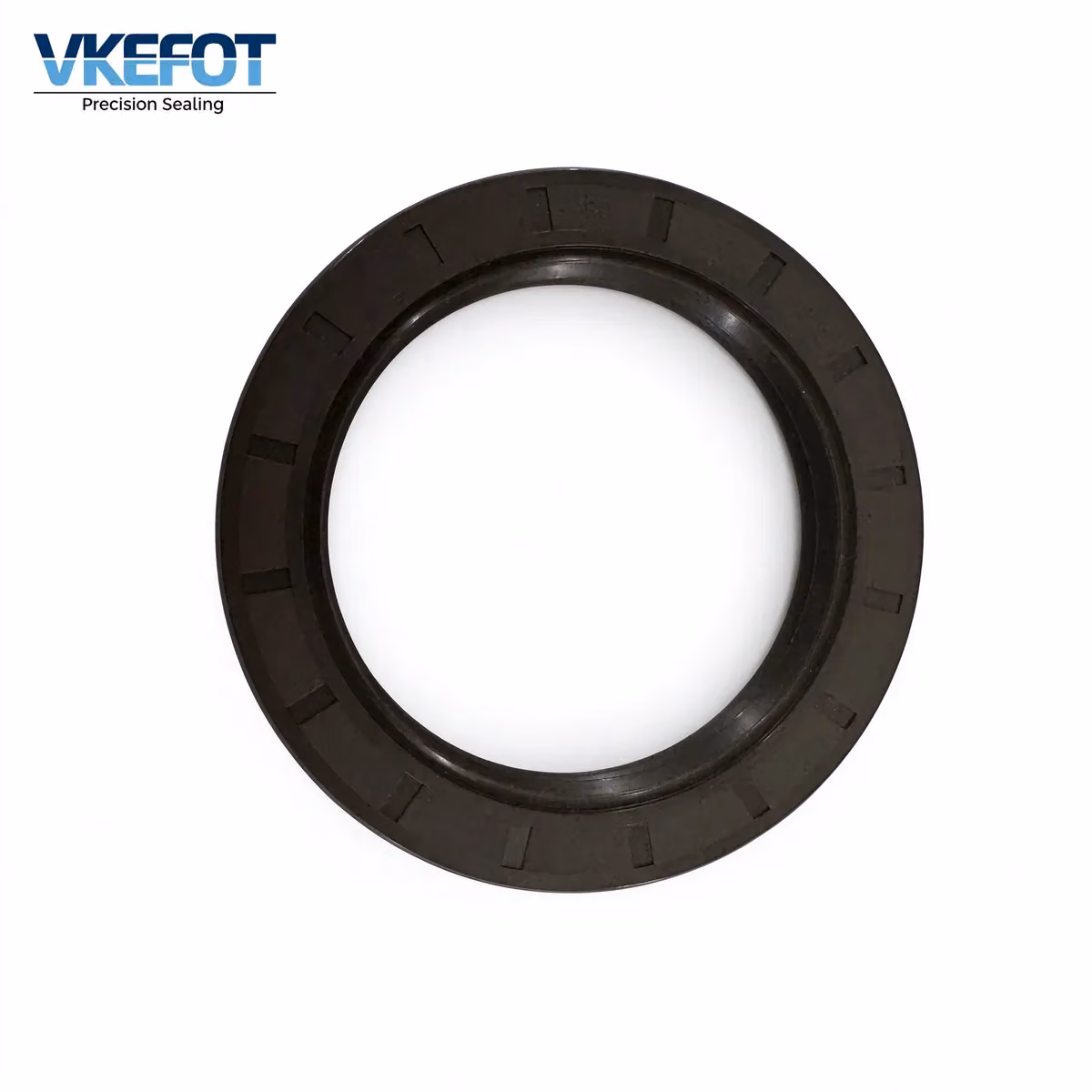 VKEFOT 80x110x13.2 mm rotary shaft oil seal, NBR, front view showing the sealing lip