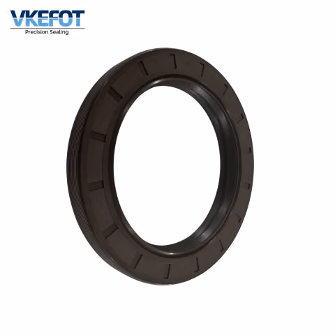 VKEFOT 80x110x13.2 mm rotary shaft oil seal, front view showing the lip and the body ribs