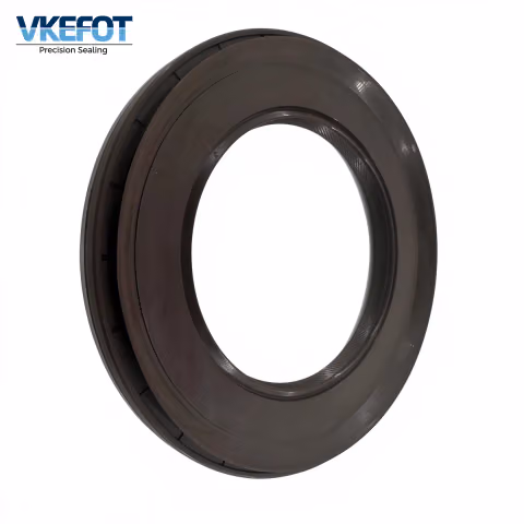 VKEFOT 90x145x10/15 mm wheel hub oil seal, front view of the sealing lip and inner bore