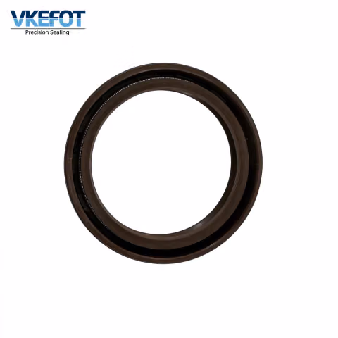 VKEFOT 40x52x6 mm HTCR rotary shaft oil seal, angled view of the rubber-covered outer diameter