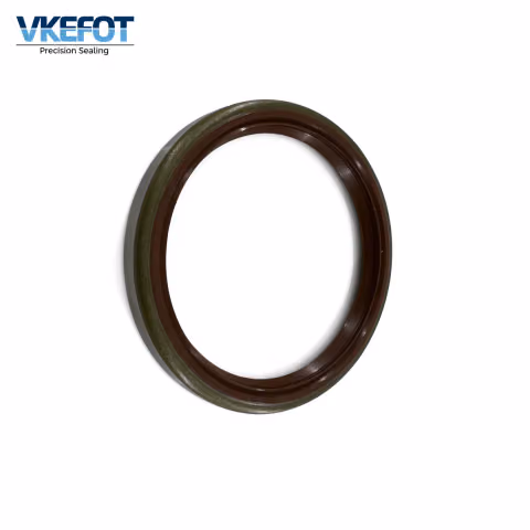 VKEFOT 60x72x8 mm TB metal-cased oil seal, front view of the brown sealing lip