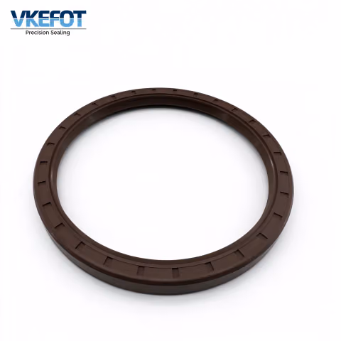 VKEFOT 145x170x14 mm rotary shaft oil seal, front view showing the ribbed outer band and moulded size marking