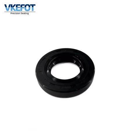 VKEFOT 20x36x7 mm rotary shaft oil seal, front view showing the sealing lip and metal insert