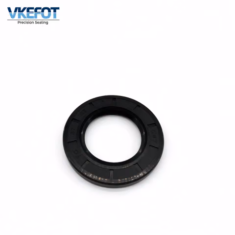 VKEFOT 37x62x7 mm rotary shaft oil seal, front view showing the lip and the moulded TC size marking