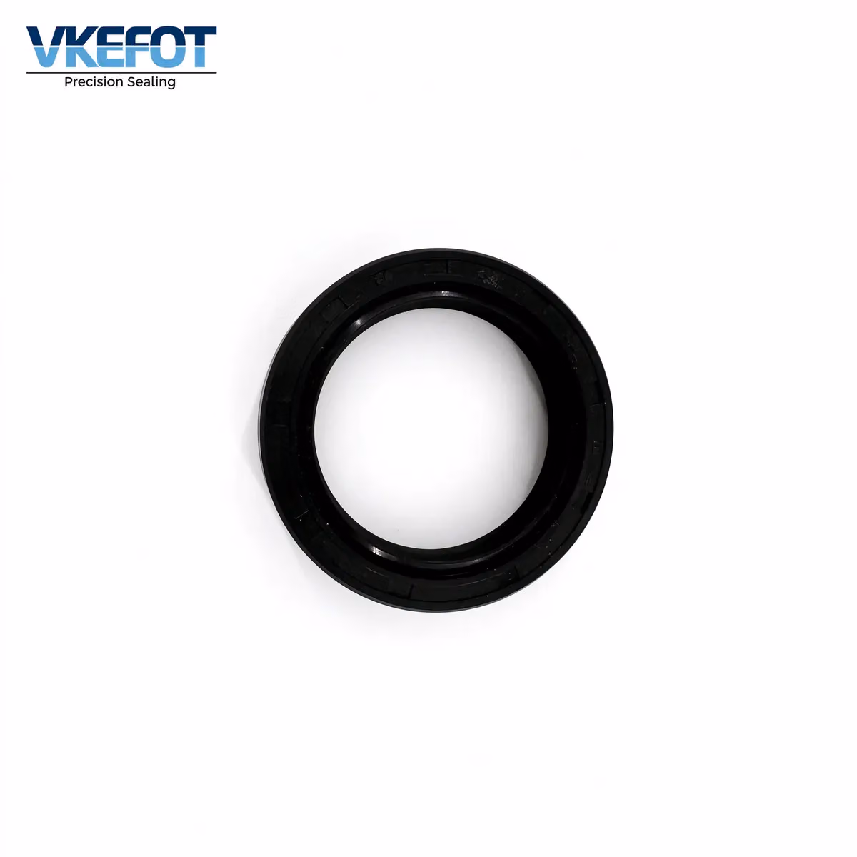 VKEFOT 38x52x10 mm rotary shaft oil seal, NBR, front view showing the lip and skeleton body