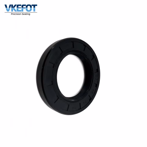 VKEFOT 42x70x10 mm rotary shaft oil seal, front view showing the lip and the moulded TC size marking