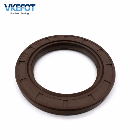 VKEFOT 50x72x8 mm rotary shaft oil seal, front view showing the sealing lip and the moulded TC size marking