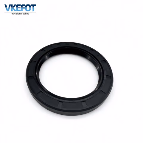VKEFOT 52x71x8 mm rotary shaft oil seal, front view showing the sealing lip and moulded TC size marking