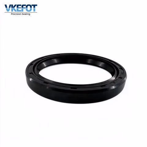 VKEFOT 55x70x8 mm rotary shaft oil seal, side view showing the metal insert and 8 mm width