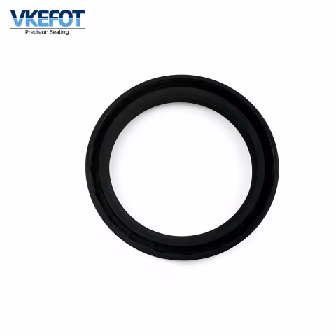 VKEFOT 55x70x8 mm rotary shaft oil seal, angled view of the outer diameter and sealing lip