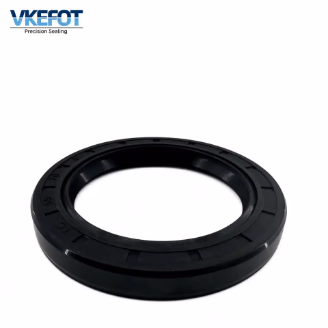 VKEFOT 55x76x9 mm rotary shaft oil seal, side view showing case depth and outer diameter