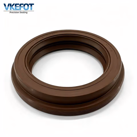 85x120x10/20mm ZD‑Type Combined Outer‑Rib Double‑lip FKM Oil Seal Brown Composite Skeleton Shaft Seal